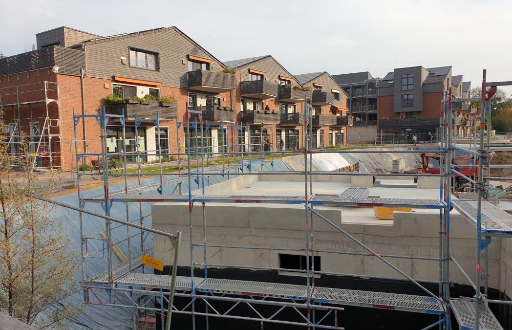 Bauvorbereitungen für das 3. Projekt im PrymPark