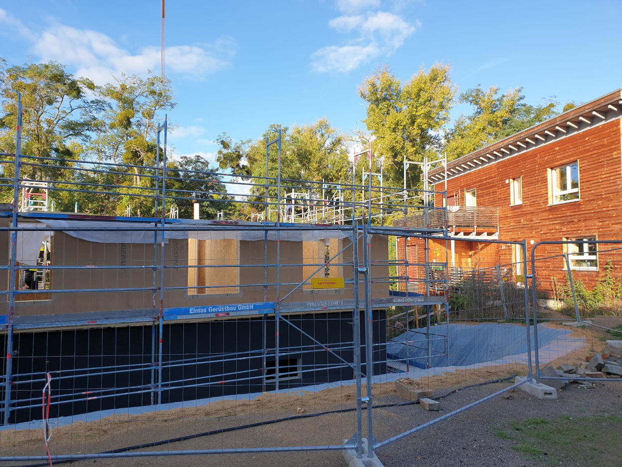 Baufortschritt des 3. Projekts im PrymPark