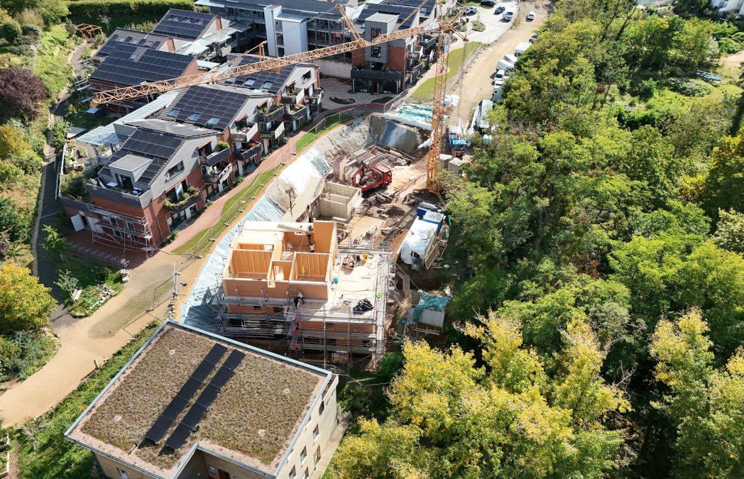 Baufortschritt des 3. Projekts im PrymPark