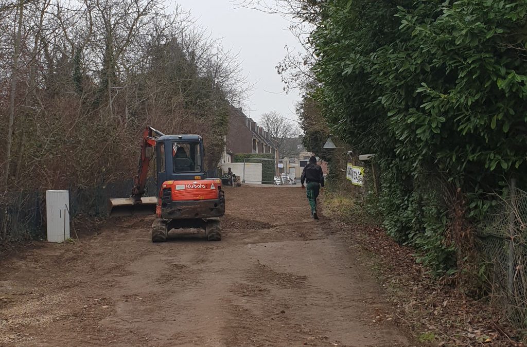 Baustelle: Zufahrt Roncallistraße gesperrt