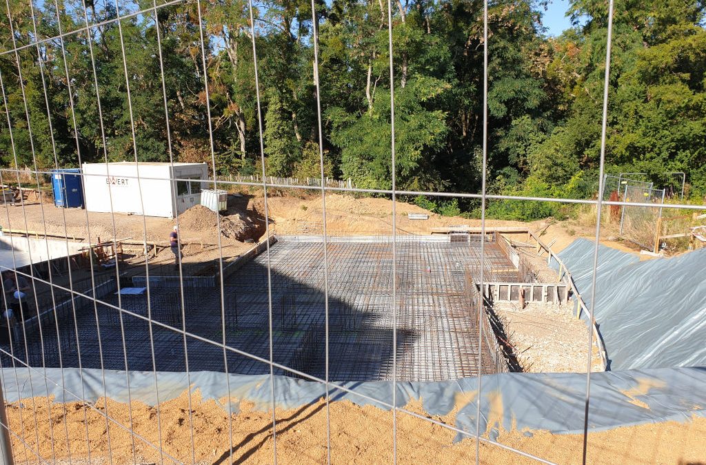 Bauvorbereitungen für das 3. Projekt im PrymPark